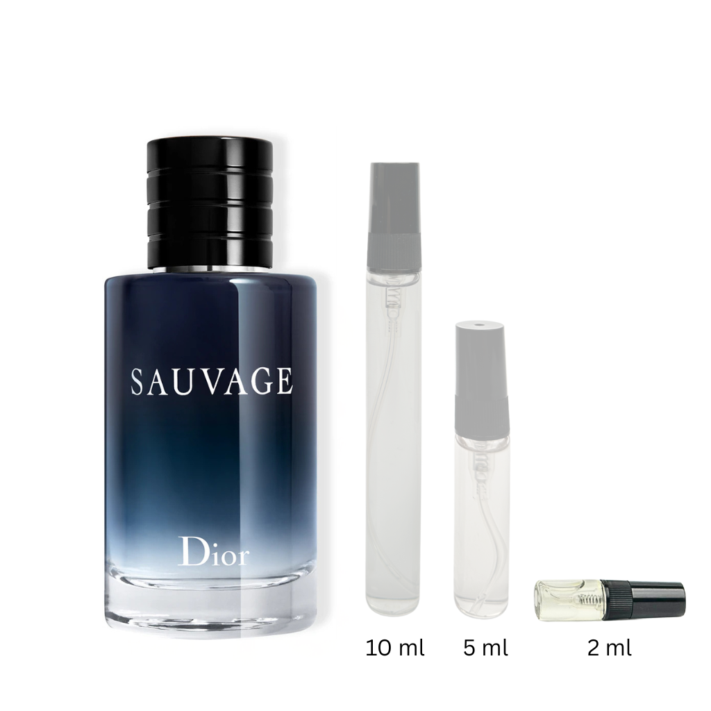 Парфюмна отливка на DIOR Sauvage – мъжки парфюм със свеж и пикантен аромат, оригинално съдържание