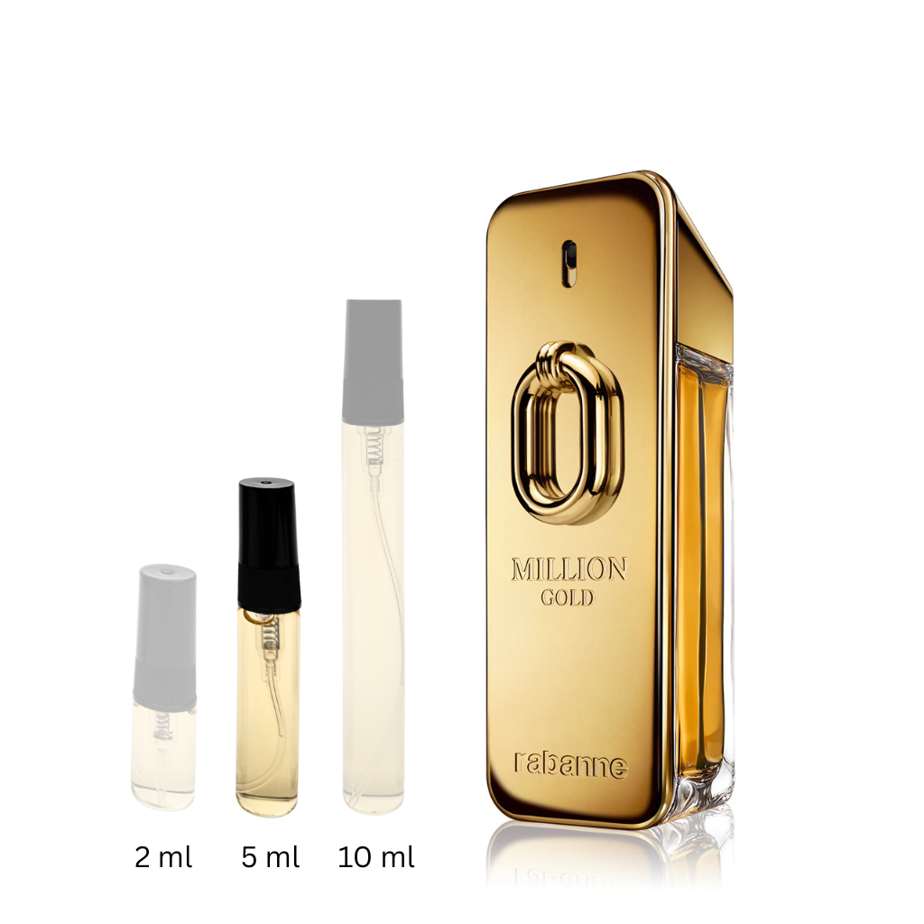 Отливка от RABANNE Million Gold – дълготраен мъжки парфюм за вечер и специални поводи