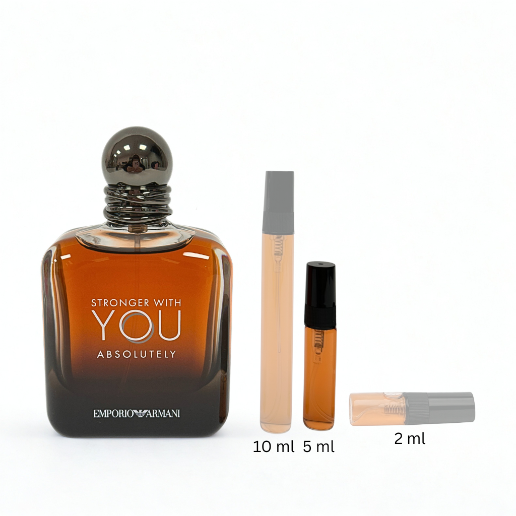 Парфюмна отливка на EMPORIO ARMANI Stronger With You Absolutely мъжки парфюм – луксозен ориенталско-сладък аромат