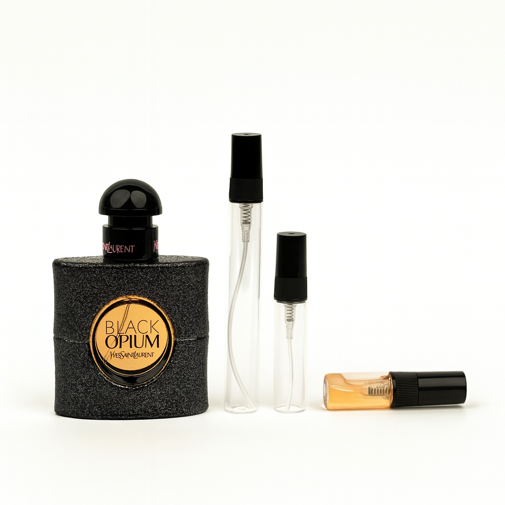Black Opium мини парфюм 3, 5 и 10 мл – модерна женствена отливка в спрей флакон
