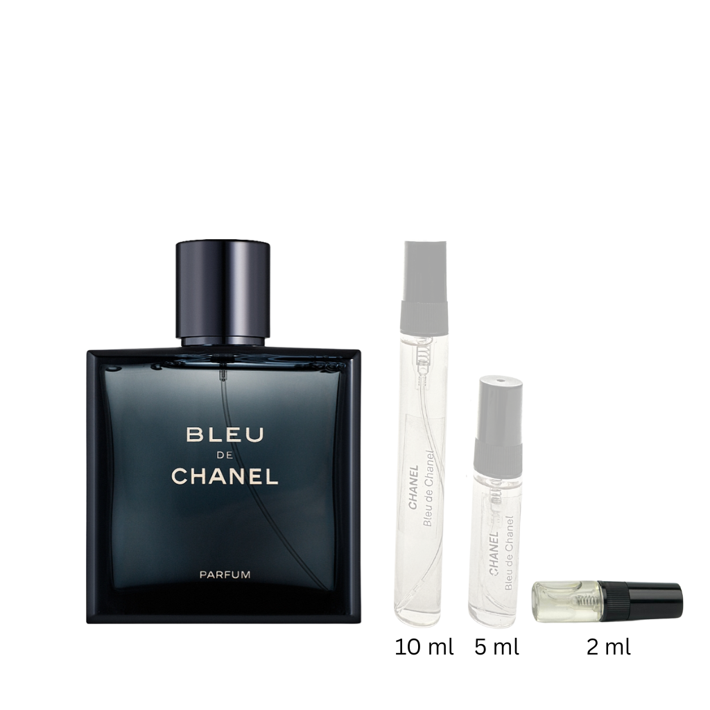 Парфюмна отливка на CHANEL Bleu de Chanel – мъжки парфюм с дървесен и свеж аромат, оригинално съдържание