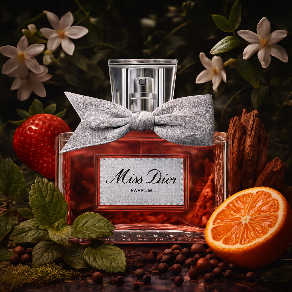 Дамска парфюмна отливка Miss Dior – Notte, флорален и романтичен мини аромат