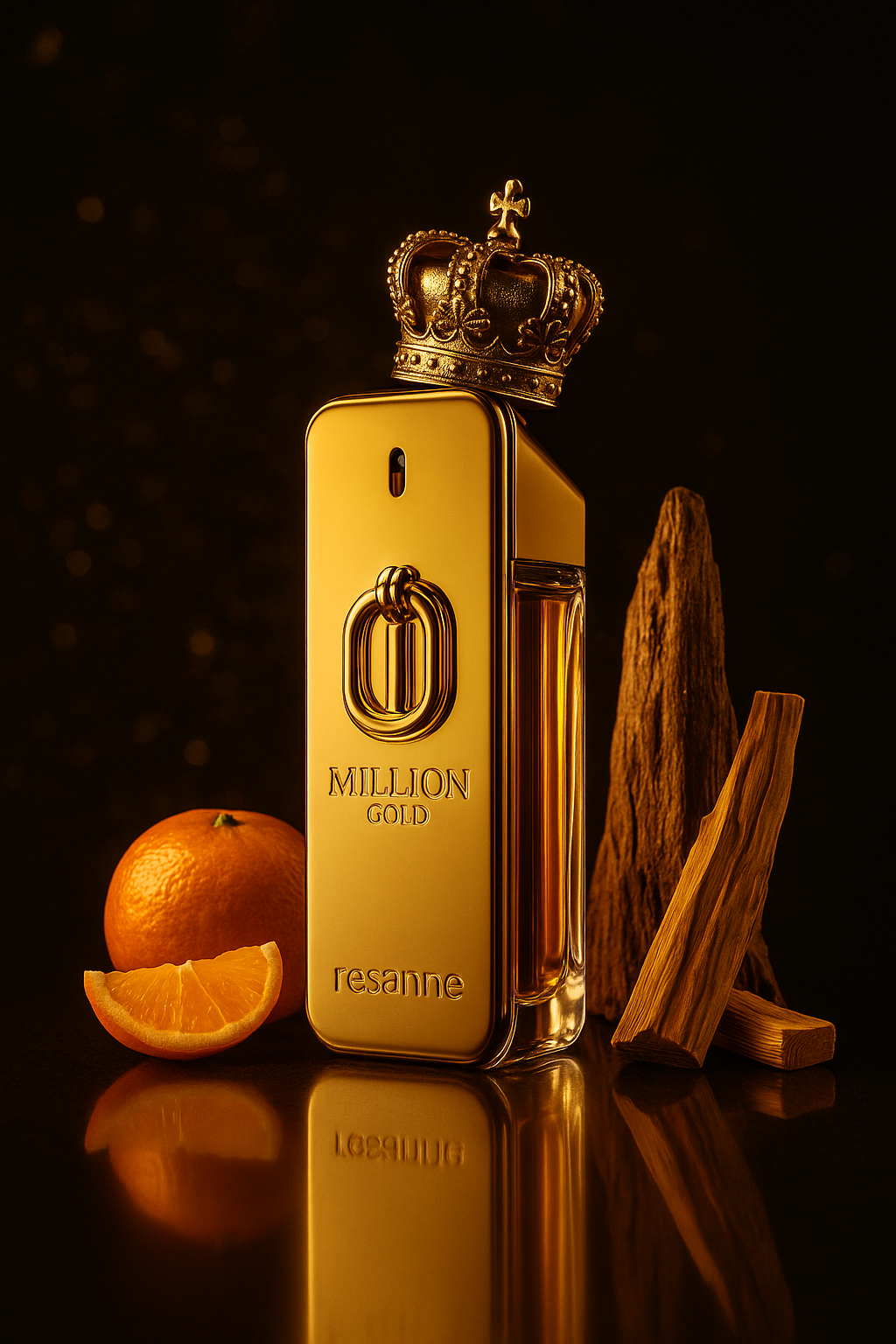 Мъжка парфюмна отливка Rabanne Million Gold – Notte, луксозен сладко-дървесен аромат