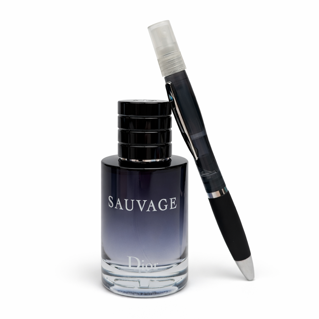 Парфюмна отливка в химикал на DIOR Sauvage мъжки парфюм – интензивен аромат с бергамот, пипер и амброксан