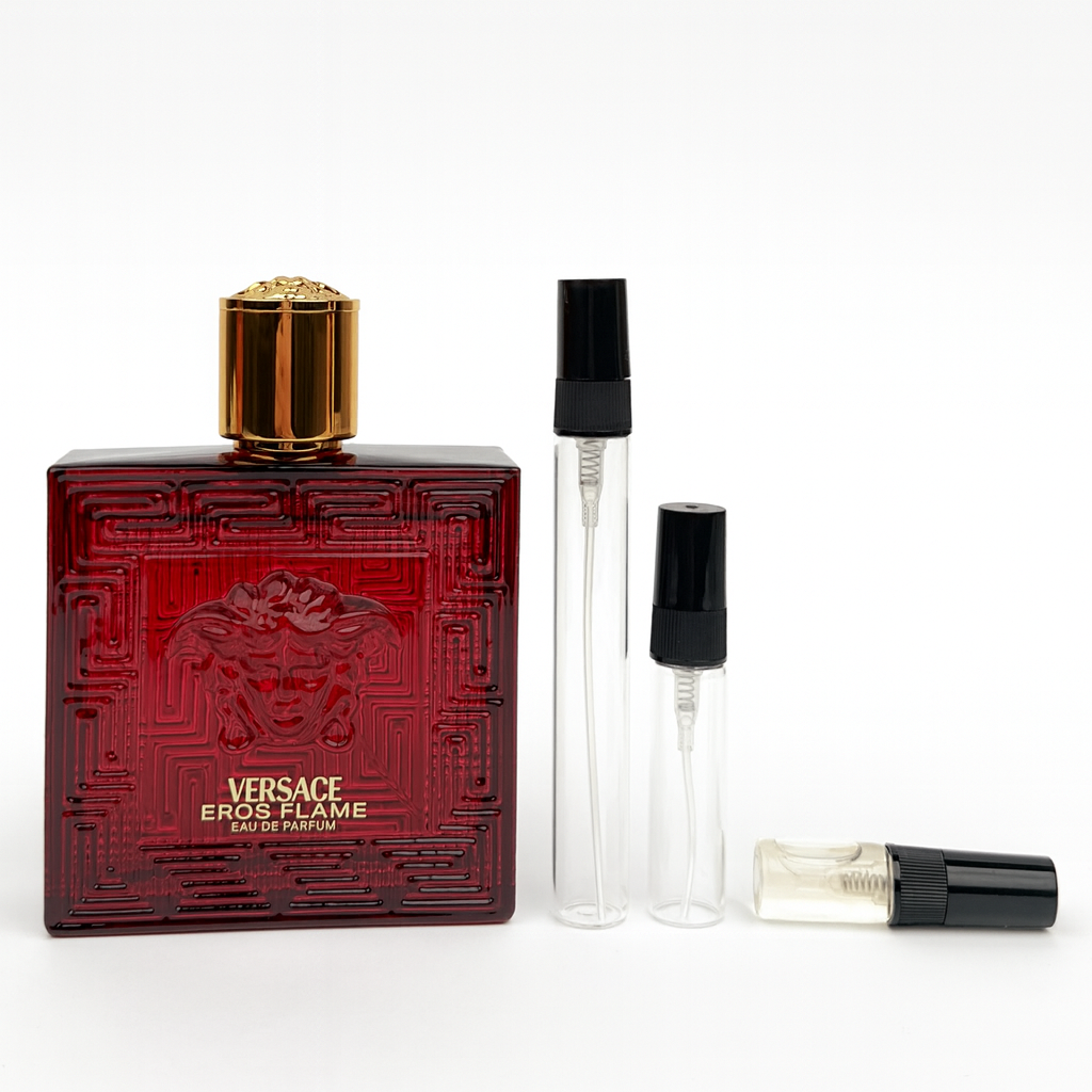 Notte отливка Eros Flame – свежо-дървесен мъжки аромат в travel флакон
